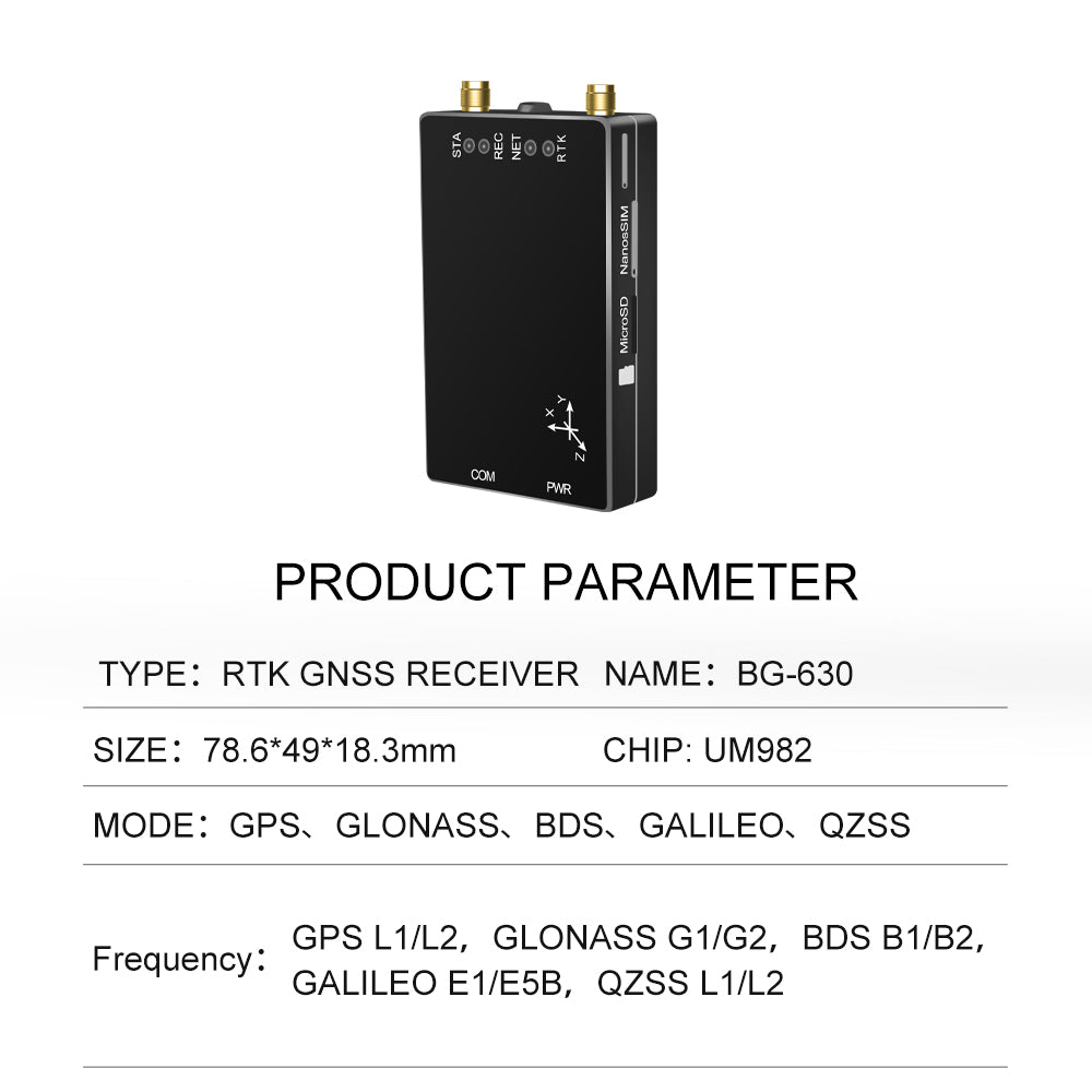 Beitian Network RTK directional GNSS receiver GNSS Module UM982/980+4G solution BG-640 630 Beitian Network RTK directional GNSS receiver GNSS Module UM982/980+4G solution BG-640 630